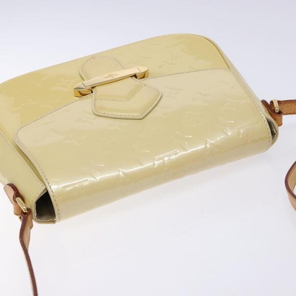 LOUIS VUITTON Vernis Bell Flower GM Shoulder Bag Broncorail M91706 - Picture 7 of 16